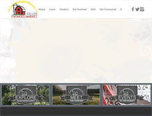 Tablet Screenshot of kellerfarmersmarket.com